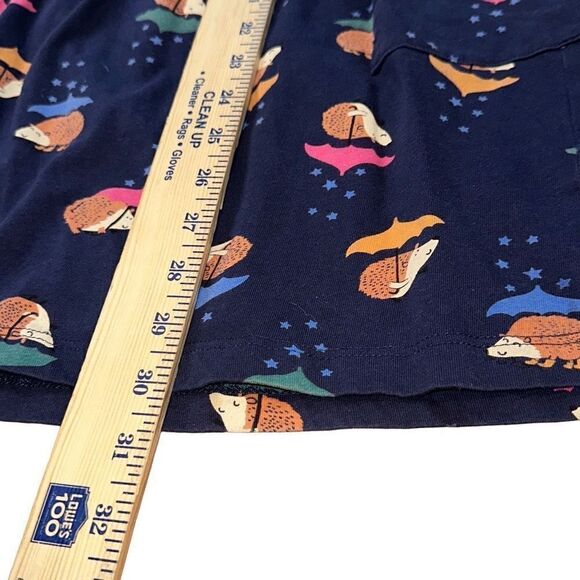 Hanna Andersson sz 12 Y rainy day hedgehog striped dress 2018 - Picture 4 of 7